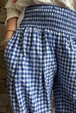Nonni Gingham Bloomer Pant Malibu Blue